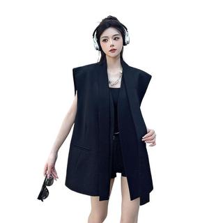 Áo vest thời trang thiết kế tối giản, áo không tay phong cách mùa hè trẻ trung sang trọng cho Nữ