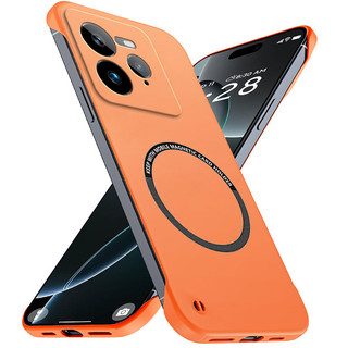 Từ Tính Mới Mỏng Cho Realme GT7 GT 7 Pro RMX5010 Ốp Điện Thoại Không Khung Matte Chống Trầy Xước Vỏ PC Cứng Không Viền Chống Sốc