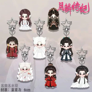 Bán Hàng Mới Yuewei Qiji Hàng Hóa Ju Jingyi Chen Duling Acrylic Ngôi Sao Khóa Mặt Dây Chuyền Học Sinh Schoolbag Trang Trí Quà Tặng Chất Lượng Cao