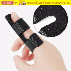Nẹp ngón tay CORALTIDE, Đen Xanh Khỏa Thân Màu xám Có thể điều chỉnh Hỗ trợ ngón tay, SBR OK Vải Dây nhôm Dây buộc băng An toàn thể thao