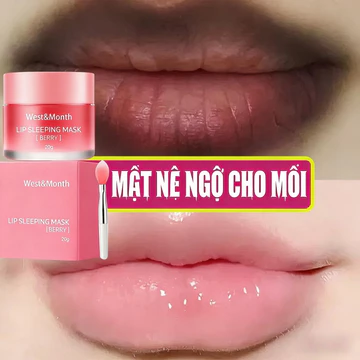 Mặt nạ ngủ ủ môi cấp ẩm làm mềm môi giúp giảm thâm môi