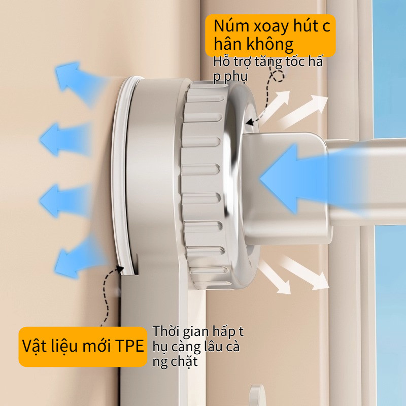 Giá Treo Móc Quần Áo Hút Chân Không - Không Cần Khoan, Lắp & Thu Gọn Dễ, Giải Pháp Thông Minh Cho Nhà Hiện Đại