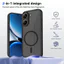 Ốp lưng Xiaomi Poco X8 Pro Vỏ thu hút từ tính màu đen mờ cho Ốp điện thoại Xiaomi Poco X8 Pro 5G