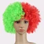 PYCOU Tóc Giả Chú Hề Xoăn, Tóc Giả Afro Puff Lông Tơ, Tóc Giả Ngắn Hóa Trang Vui Nhộn, Phụ Kiện Trang Trí Cổ Vũ Bóng Đá
