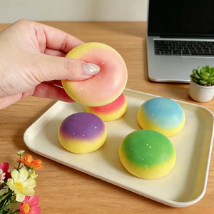 < Pluscloth > Đồ chơi bóp Pu tăng chậm đầy màu sắc – Tiện ích Fidget giảm căng thẳng mềm mại cho trẻ em Người lớn Đồ chơi Squishy giải nén văn phòng dễ thương để thư giãn và vui nhộn Văn phòng