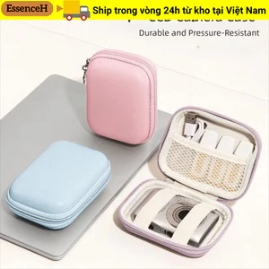 Túi đựng máy ảnh ESSENCEH CCD, Túi lưu trữ chống nước chống rơi, Túi đựng máy ảnh EVA có dây kéo di động cho máy ảnh kỹ thuật số Fuji