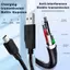 Cáp dữ liệu ge V3 Cổng 5P Cáp sạc cổng chữ T hình thang Cáp dữ liệu USB 80CM Thích hợp cho điện thoại di động Truyền dữ liệu máy ảnh n