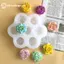 Ge Hoa Khuôn Silicon 3D Hoa Hồng Mẫu Đơn Bánh Sô Cô La Khuôn Nướng Bánh Handmade Nến Xà Phòng Thạch Cao Nhựa Thủ Công Dụng Cụ Làm n