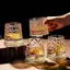 Cheenm 2026 Mới Whisky Kính Xoay Whisky Có Đế Thủy Tinh Xoay 360 Độ Pha Lê Rum Kính Cho Tiệc Cotail Uống VN