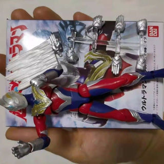 Bandai Ultraman Siêu Hành Động Alpha 1 Lòng Bàn Tay Hành Động Degtriga Beta Ace Hộp Đồ Chơi Kẹo Đồ Chơi Búp Bê Di Chuyển Bộ Sưu Tập Đồ Trang Trí