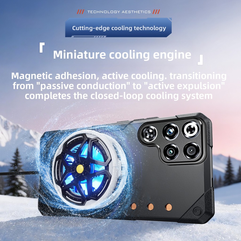 Giảm Giá Cho Redmagic 11 11s Air 11 Pro Plus / 10 Pro / 9 Pro Plus Từ Tính Tản Nhiệt Kim Loại Đồng Đỏ Cao Cấp Vỏ Điện Thoại Giáp TPU Vỏ Chống Sốc | BigBuy360 - bigbuy360.vn