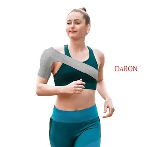 Nẹp vai nén DARON, Dây đeo hỗ trợ vai thoáng khí dệt kim, Cấu trúc hỗ trợ bảo vệ mạnh mẽ Có thể điều chỉnh vai Chỉnh hình Nẹp bong gân