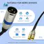Cáp âm thanh XLR Male sang Dual Male Cáp Phono Loa siêu trầm âm thanh nổi HiFi cho màn hình phòng trộn 2m