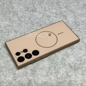 Thích hợp cho Ốp điện thoại Samsung S25Plus Khung màu tương phản s26 Vòng tròn mỏng từ tính S24Plus Business All-Inclusive Chống sốc