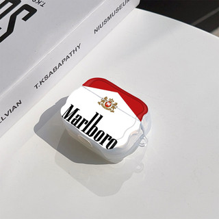Vỏ Mềm Phong Cách Marlboro Cho AirPods 2 3 4 S PRO PRO2 PRO3 Vỏ TPU Mềm NYEJ