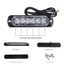 Đèn Led Xe Máy Siêu Mỏng Cảnh Báo Xe Tải Bên Nhấp Nháy Đuôi Đèn 12-24v Sửa Đổi Chạy Ban Ngày Nhấp Nháy Đèn Phanh