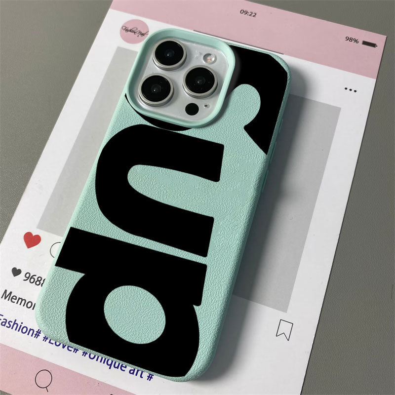 Ốp điện thoại bảo vệ camera kết cấu da dns cho iPhone 7/8/Plus/X/XS/11/12/13/14/15/16/17/Pro/Max/Air
