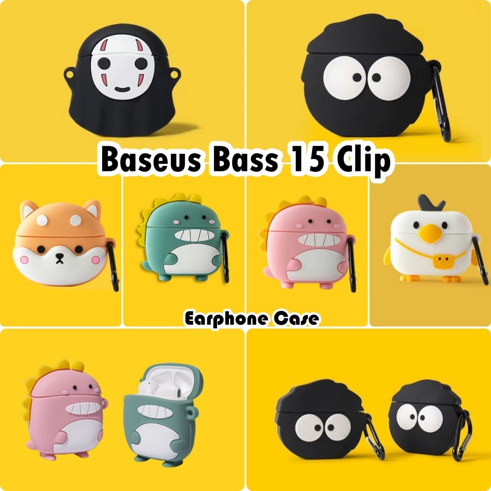 [Ngôi sao tương lai] Dành cho vỏ kẹp Baseus Bass 15 Vỏ tai nghe silicon mềm hoạt hình Anime