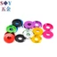 6063 Chất liệu hợp kim nhôm Phụ kiện sửa đổi xe máy điện Vít buộc trang trí Miếng đệm chống trượt Rãnh mặt bích Mũ đệm