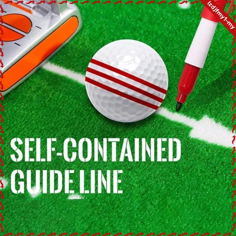 Leipupa 2 Chiếc Golf Bóng Đánh Dấu Bộ 2 Bút Dòng Vẽ Đường Huấn Luyện Căn Chỉnh Đánh Dấu Dụng Cụ Cho Đường Thẳng Định Vị Nữ
