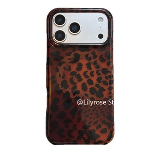 Ốp điện thoại từ tính in hình con báo màu nâu đen cho Apple iPhone 17ProMax 17Po 17 16ProMax 16 15ProMax 15 14ProMax 14 13ProMax 13 Vỏ iPhone Y2K Girl