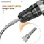 NS 300mm Bạc Lục Giác Tay Cầm Kim Loại Đa Năng Linh Hoạt Trục Định Hướng Tua Vít Kết Nối Thanh Nối Dài Dụng Cụ Phụ Kiện NS