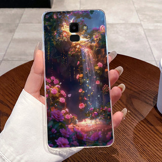 Dành Cho Samsung Galaxy J6 2018 J6 + Plus (2018) Ốp Lưng Trong Suốt Hình Thỏ Dễ Thương Hoạt Hình Mềm TPU Ốp Lưng J600F J600G J610G J610F Ốp lưng