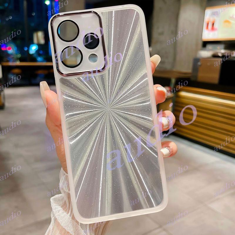 Ốp điện thoại lấp lánh pháo hoa bằng Laser OPPO Reno15 5G cho Oppo Reno 15 Pro Max 15F 15ProMax 5G có màng bảo vệ toàn bộ ống kính Gradient Bling Vỏ trong suốt cho Oppo Reno15 Pro Max 5G