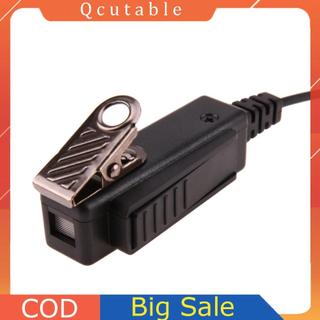 Bảo vệ bức xạ âm thanh Tai nghe chống bức xạ Ống khí Tai nghe rảnh tay có micrô Điều khiển âm lượng Móc tai