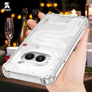 For Nothing Điện thoại 2A / 2A Plus Ốp lưng cứng pha lê trong suốt chống rơi 4 chiếc Vỏ mỏng chống sốc