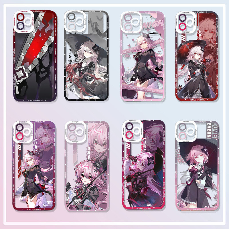Ốp Lưng Cho Samsung Galaxy A12 A03 A32 A23 A52 A54 A50 A50S A30S A22 A53 A03S A22 A13 A04S Vỏ Evernight Honkai Star Rail Game Mềm Nóng Dễ Thương Trong Suốt