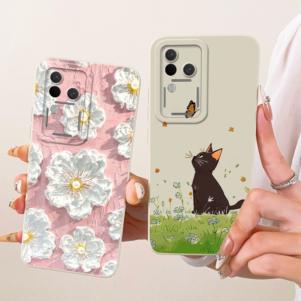 Ốp lưng Vivo V2318 Vivo V30 5G Vỏ điện thoại silicon vẽ ngộ nghĩnh dễ thương Vivo V 30 5G