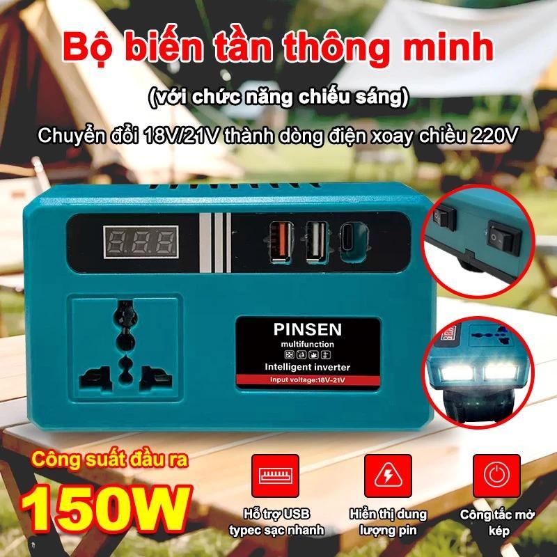 [COD] Bộ chuyển đổi nguồn điện ô tô Transformer 21V sang 220V, bộ sạc ô ...