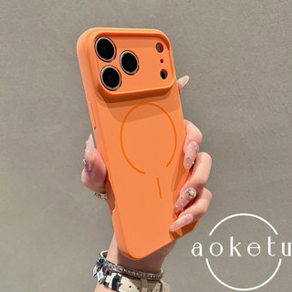 Màu trơn với chìa khóa AI Vỏ silicon lỏng từ tính thích hợp cho vỏ điện thoại Apple 17 Promax, iPhone 17 siêu mỏng mờ 17 Pro Vỏ mềm máy ảnh toàn diện cao cấp