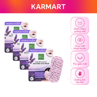 Combo4 Miếng Mặt Nạ Giảm Quầng Thâm Mắt Baby Bright Sleep Well Lavender Heating Eye Mask 15g