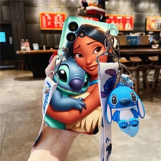 Phim Hoạt Hình Dễ Thương 3D Mặt Dây Chuyền Dây Dành Cho Samsung Galaxy A56 A07 A17 A14 A26 A36 A16 A06 A55 A35 A25 A15 A05 A05S A52 A52S A32 A51 A24 A53 A54 A34 Ốp Điện Thoại Sang Trọng