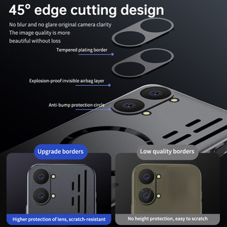 Ốp điện thoại tản nhiệt sạc không dây từ tính cho Xiaomi Poco X8 Pro Max Vỏ cứng siêu mỏng đơn giản