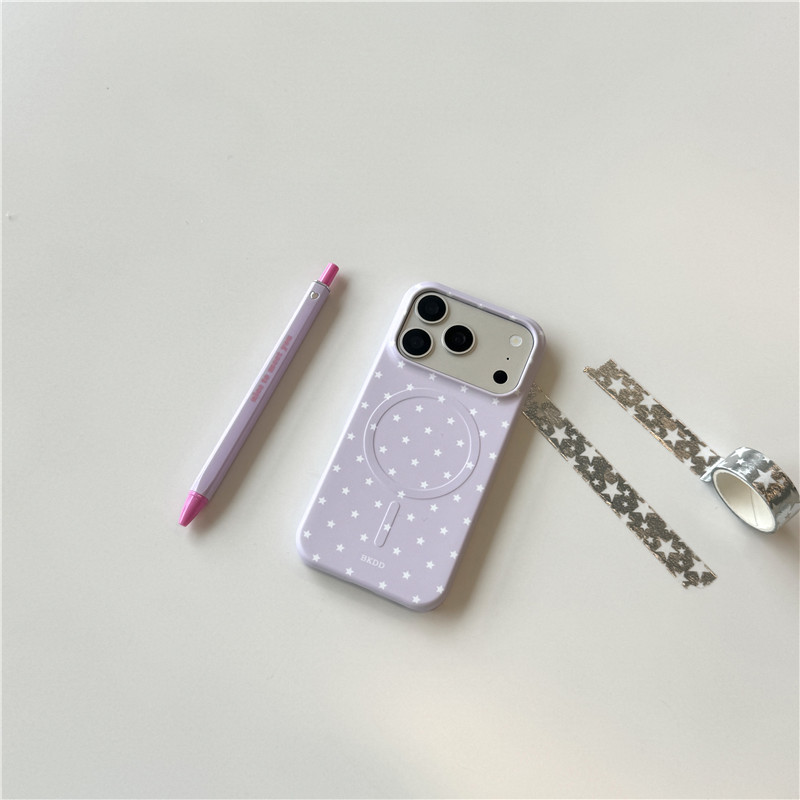 Ốp điện thoại PC họa tiết iPhone 17 Pro Max Stars
