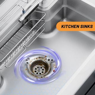 1 / 2 / 3 Bộ lọc thoát nước sàn xoáy chống tắc đa năng - Bộ lọc bồn rửa nhà bếp bằng thép không gỉ tròn