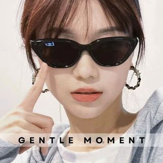 Kính râm mắt mèo GENTLE MOMENT chống tia UV kính râm thời trang nam nữ phong cách đi học đi chơi GM1539