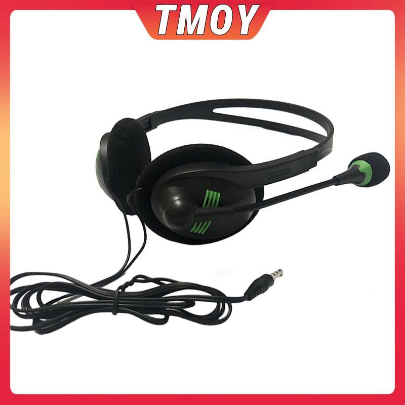 Tai nghe có dây TMOY 3,5mm Tai nghe đa năng có micrô Tai nghe khử tiếng ồn cho máy tính xách tay TMOY