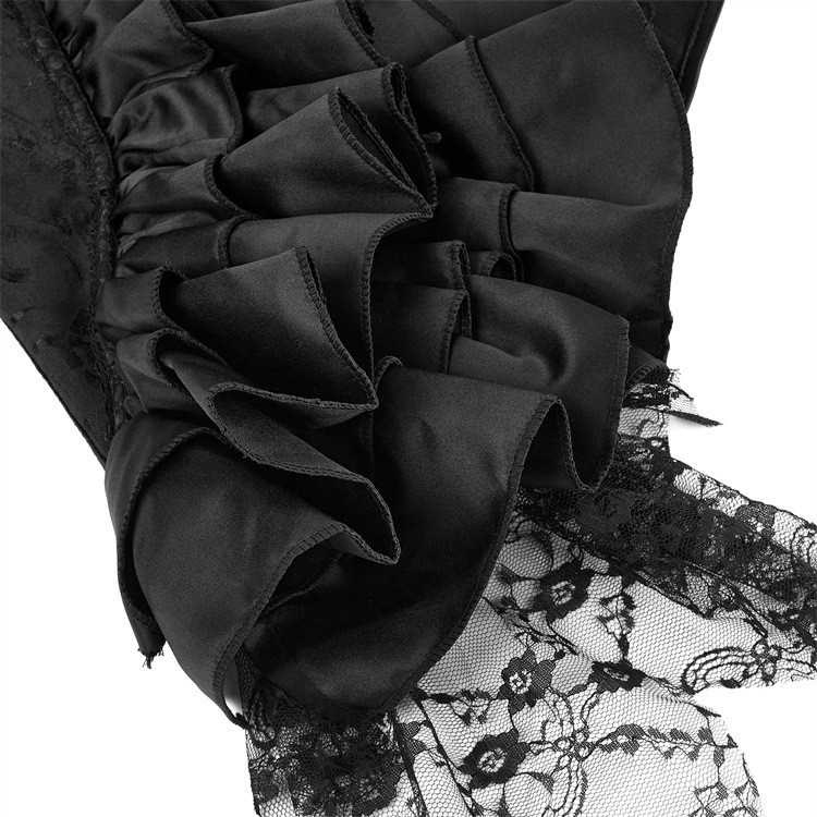 Corset phong cách mới, Ren Satin, Xương cá cung điện