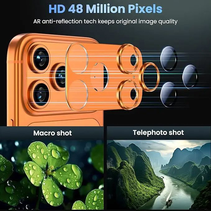 Ốp kính cường lực bảo vệ ống kính camera bằng hợp kim và kính cường lực cho iPhone 17 Pro Max ip17Pro ip17ProMax 4G 5G 2026