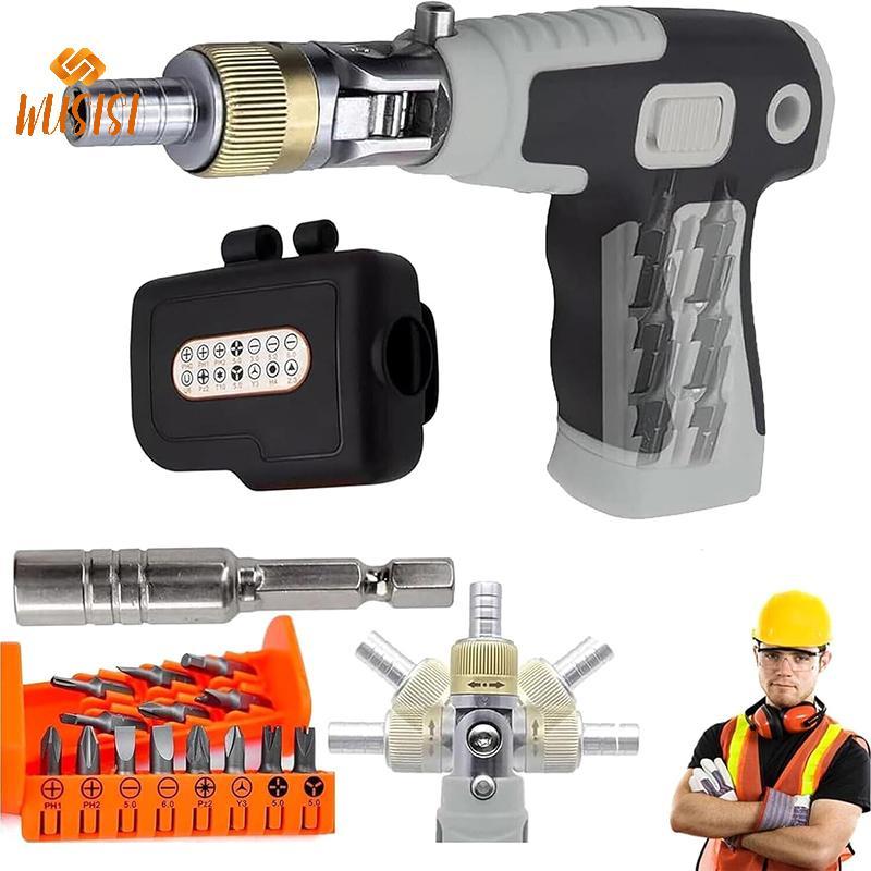 [WUSISI] Bộ tuốc nơ vít Ratcheting có thể điều chỉnh 16 trong 1 Dụng cụ điều khiển đai ốc từ tính Sửa chữa điện tử đa chức năng Dụng cụ tuốc nơ vít cầm tay MỚI
