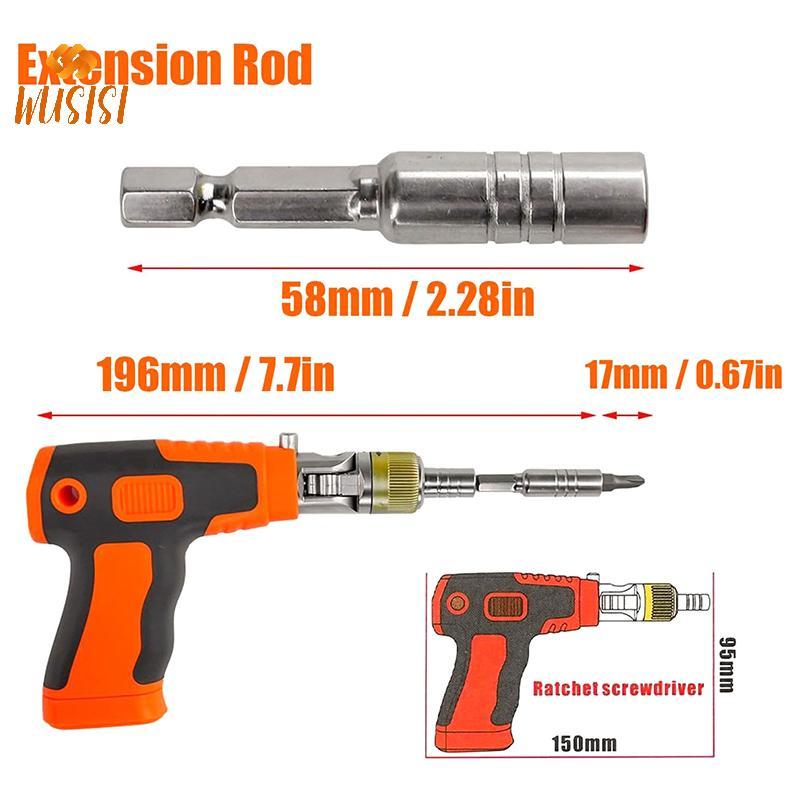 [WUSISI] Bộ tuốc nơ vít Ratcheting có thể điều chỉnh 16 trong 1 Dụng cụ điều khiển đai ốc từ tính Sửa chữa điện tử đa chức năng Dụng cụ tuốc nơ vít cầm tay MỚI