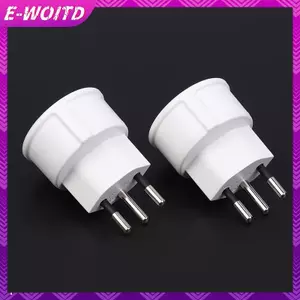 E-WOITD 1 Miếng Cắm chuyển đổi EU DE Đức 3 chân sang phích cắm Pháp
