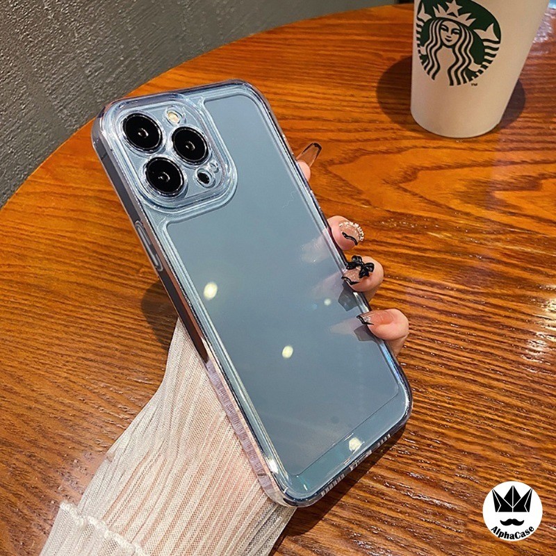 Ốp lưng iPhone cao cấp trong suốt, chống sốc, bảo vệ camera - Dành cho iP 7/8/X/XS/11/12/13/14/15/16/17/Plus/Pro/Max/Air