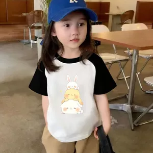 Bé Gái Raglan Tay Áo Colorblock Thường Ngày Rời Top Thoáng Khí Trường Học Hàng Ngày Mặc Ngoài Trời