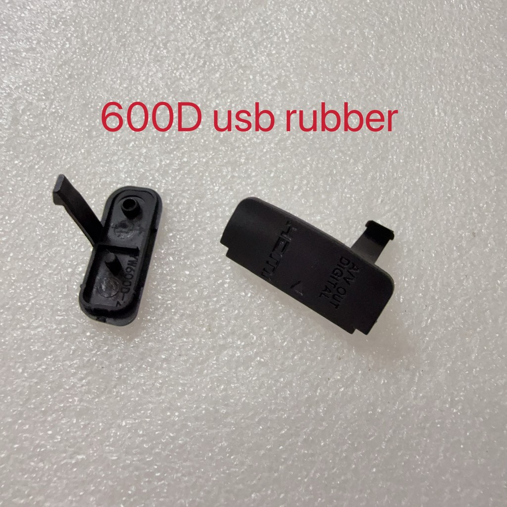 MỚI Dành Cho Canon EOS 600D MIC / A / V OUT KỸ THUẬT SỐ / HDMI USB Cao Su Nắp Dưới Cửa Camera Sửa Chữa Một Phần