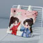 Bán Sản Phẩm Mới Dễ Thương Anime Đôi Túi Vải Satou Kết Hợp Túi Vải Sun Yingsha Wang Chuqin Sinh Viên Một Vai Tinh Tế Siêu Nhẹ Chất Lượng Cao